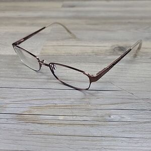 Anne Klein Eyeglasses AK 5048 208 Mocha 49-17-135 Frames Only ‎ Metal Full Rim